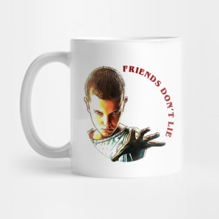 Stranger Things Eleven Friends Don't Lie Mug